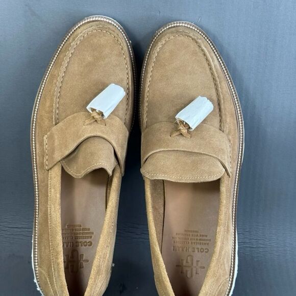 Cole Haan Men\'s American Classics chunky Suede Tassel Loafer size 13 main image 6
